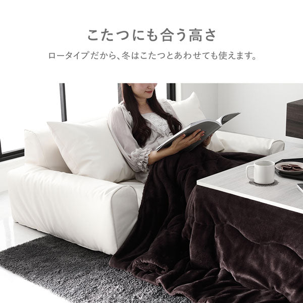 「日本製 フロアソファ（2人掛け）レザー」の人気の理由③